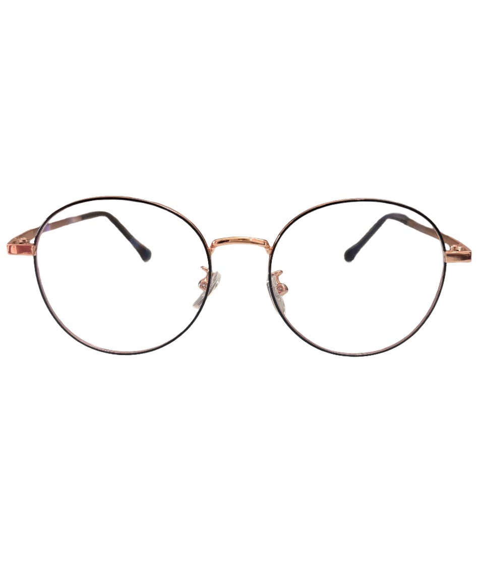 Premium round Gold metal frame